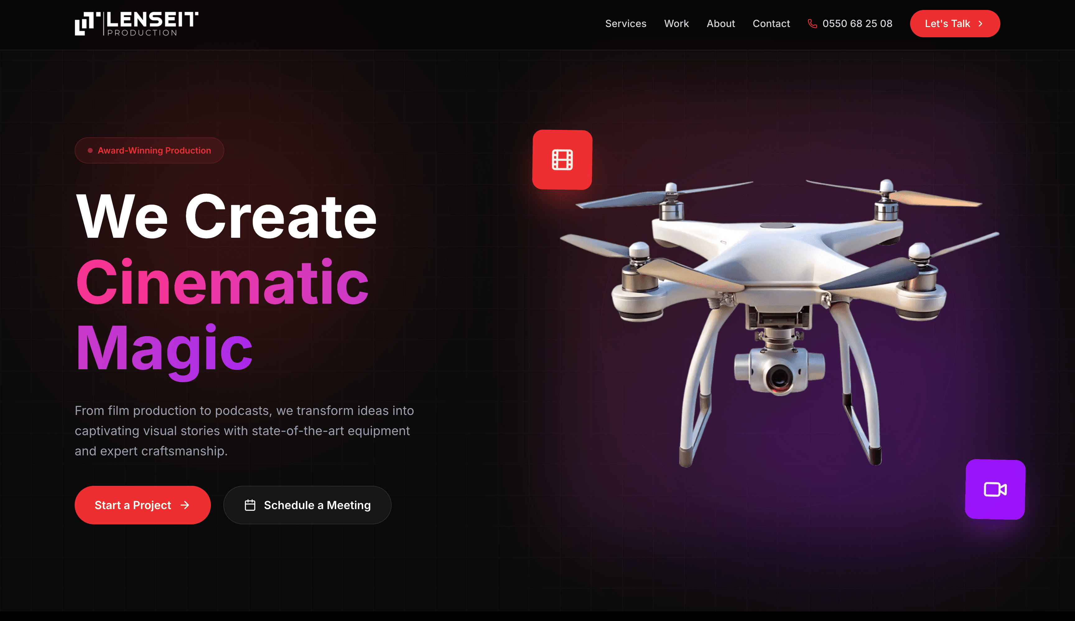 Lenseit website