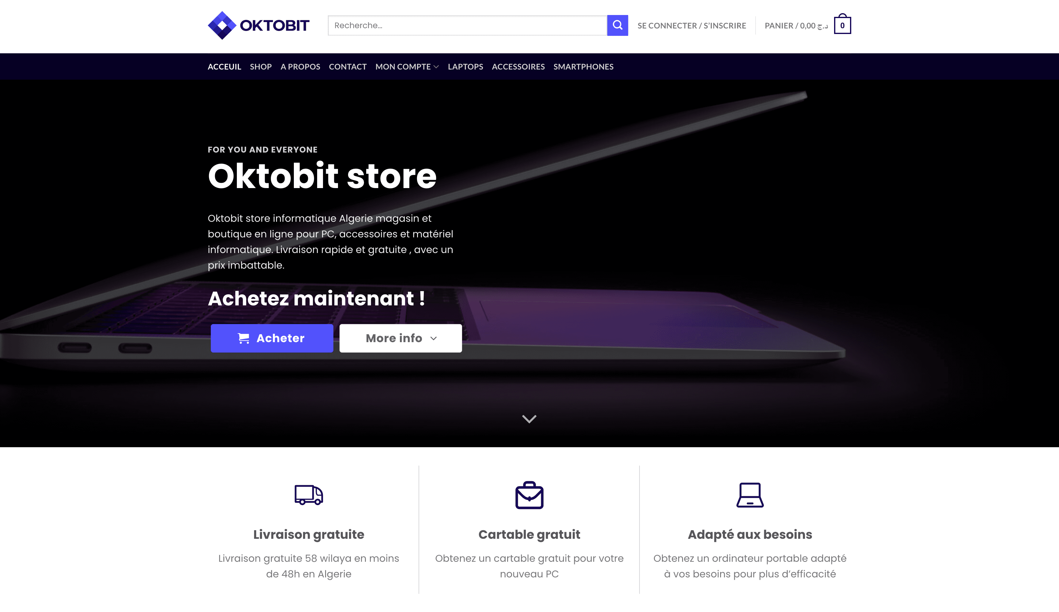 Oktobit website